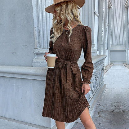 Damen Midi-Kleid Nostalgisches Design Modern Eveloria