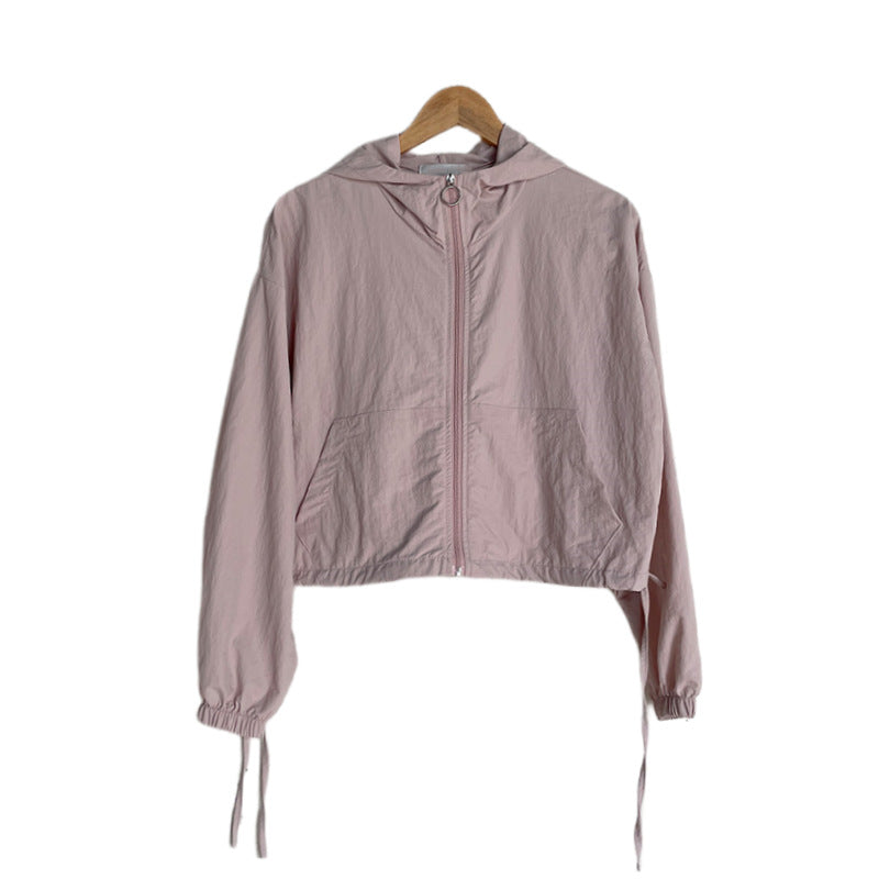 Damen Outdoor-Jacke Atmungsaktives Material Kordelzug Eveloria