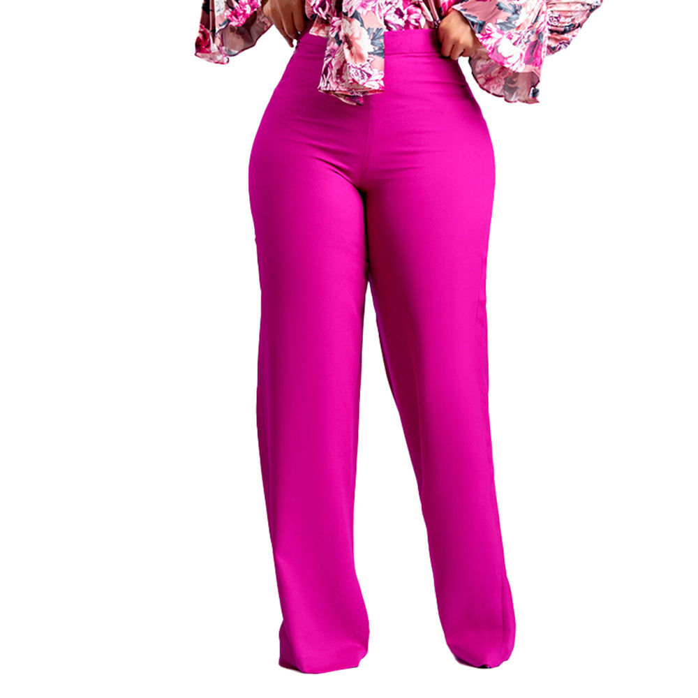 Damen High-Waist-Hosen Figurbetonter Stil Eveloria