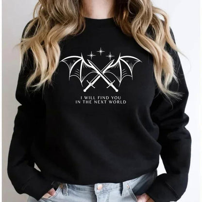 Damen Sweatshirt Grafikdesign Eveloria
