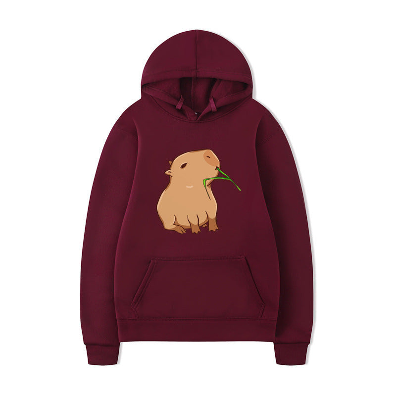 Damen Kapuzensweater Tierdesign Bequem