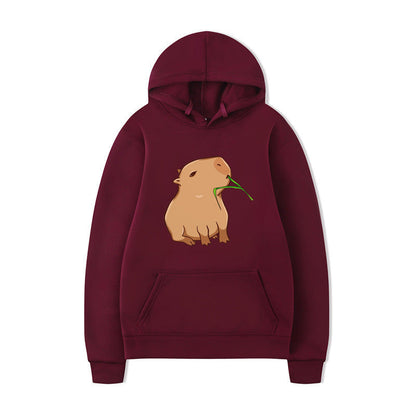Damen Kapuzensweater Tierdesign Bequem