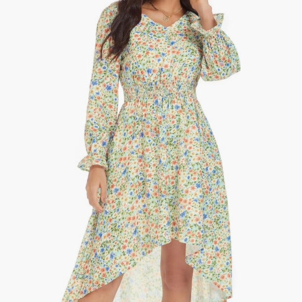 Damen Blumenkleid Eveloria - Eveloria