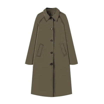 Eveloria Damen Trenchcoat Gefüttert Karomuster