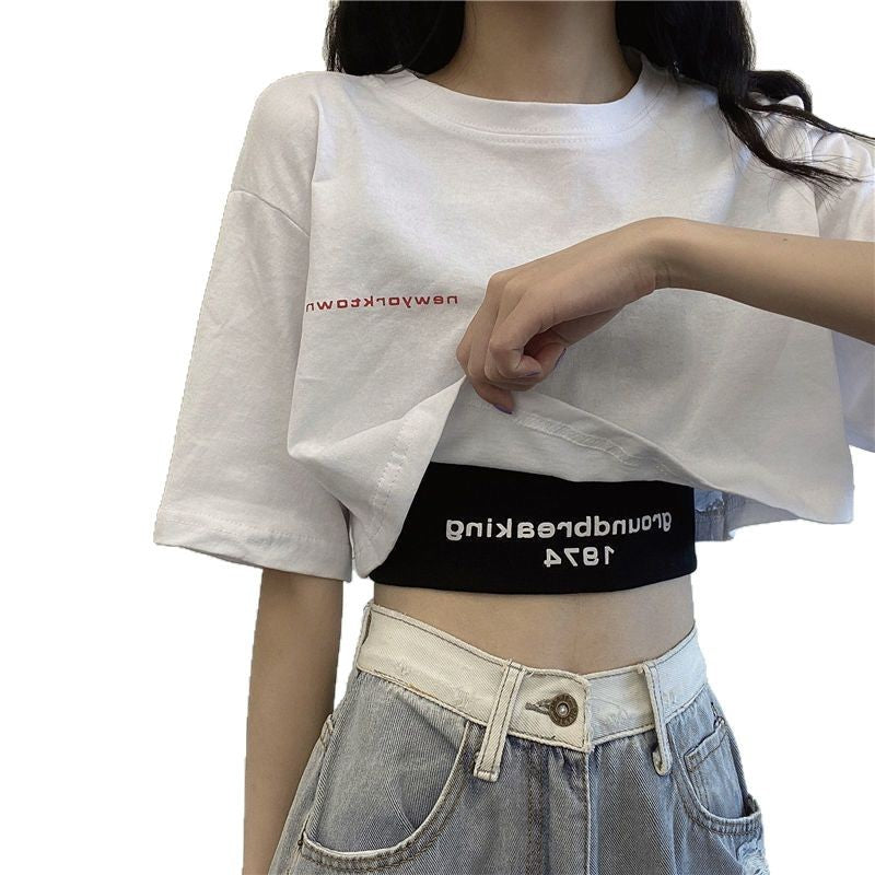 Damen Tanktop mit Schriftzug Figurbetont