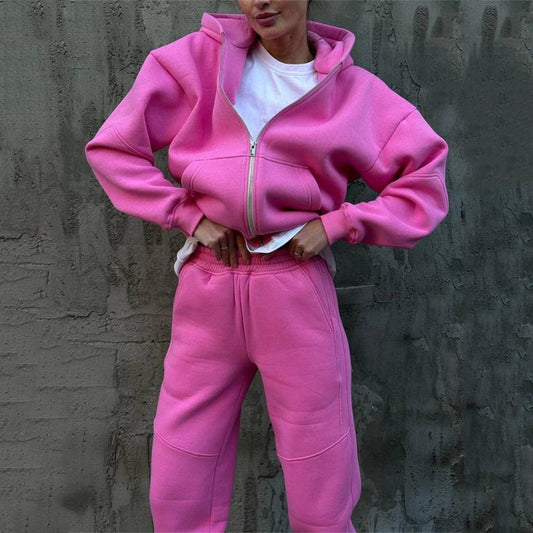 Damen Ganzkörper-Jumpsuit mit Kapuze Reißverschluss Schwarz Eveloria - Eveloria