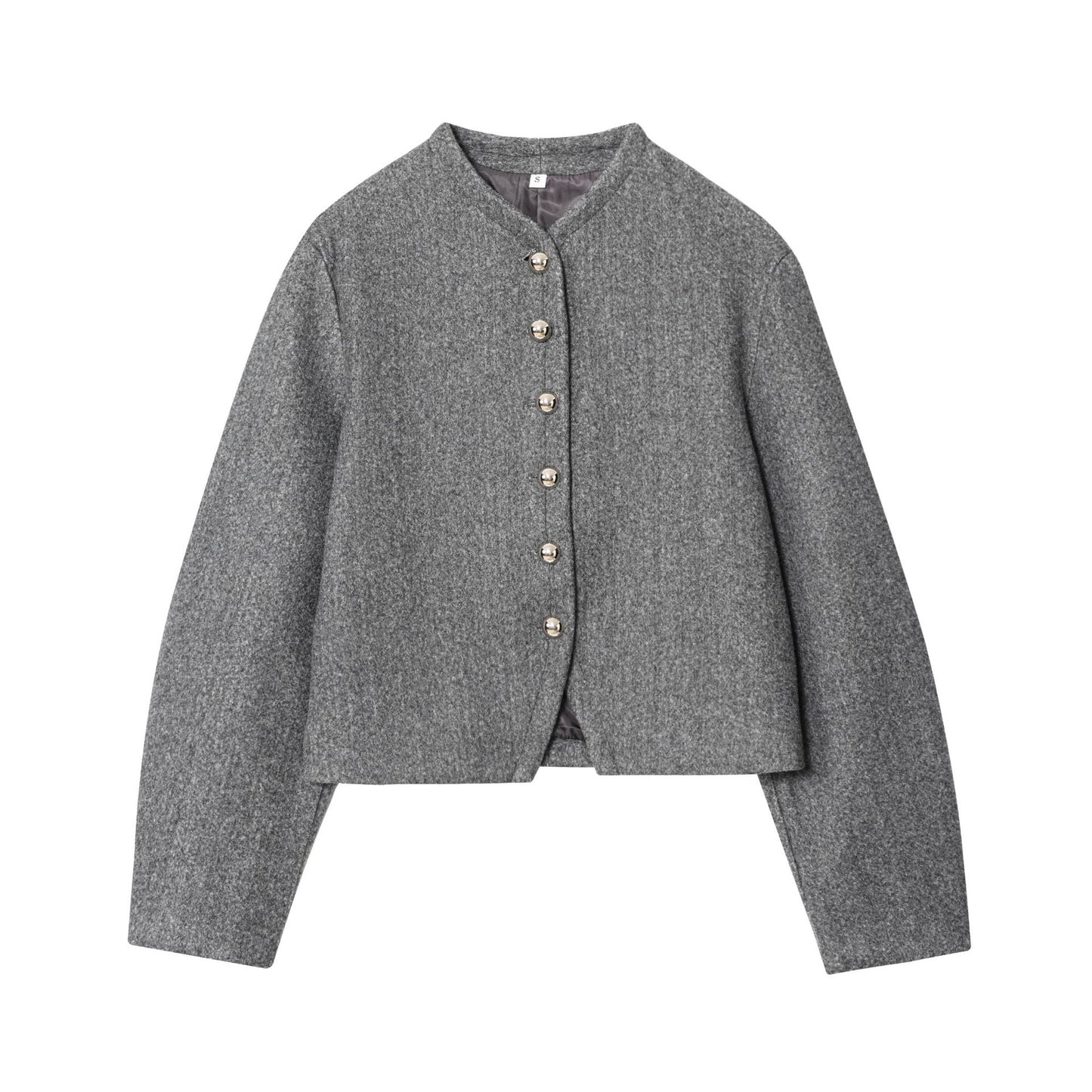 Damen Kurzjacke modisch mit Knopfleiste Eveloria