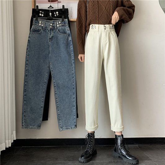 Damen Hochtaillierte Chinohose mit Taschen Schwarz Eveloria - Eveloria