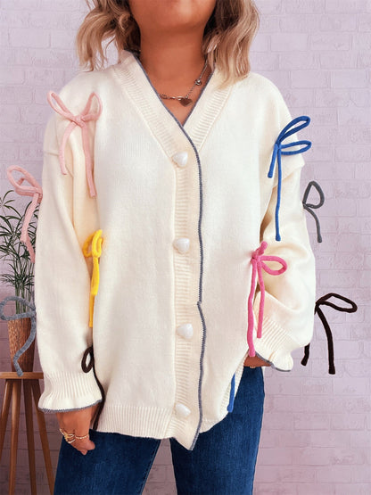 Damen Strickjacke Oversized Bunt Eveloria