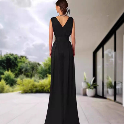 Damen Jumpsuit Eleganter Schnitt Eveloria