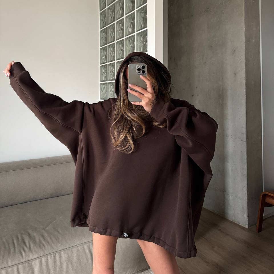 Damen Oversized Kapuzenpullover Lässiger Schnitt Eveloria - Eveloria