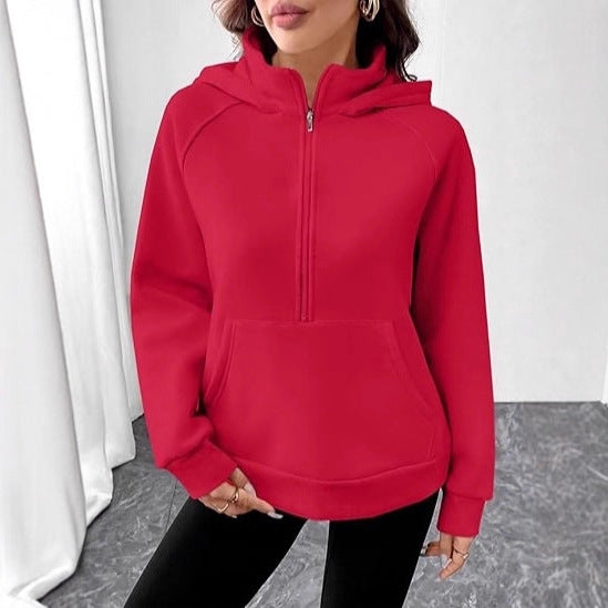 Damen Hoodie Kordelzug Sportlich Eveloria