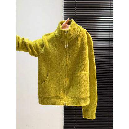 Damen Thermostrickjacke Hochschließend 2 Taschen Eveloria