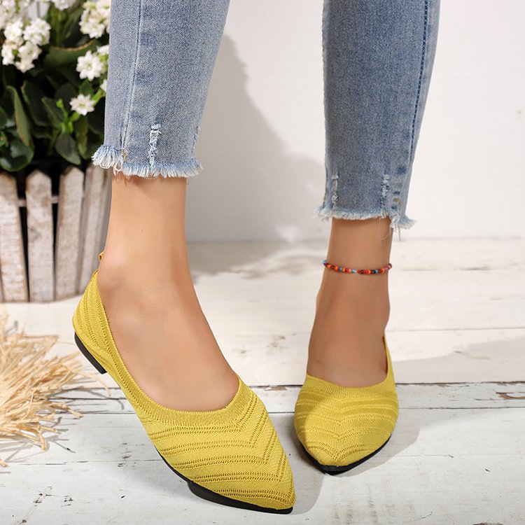 Damen Mokassins Bequem Leder Schick