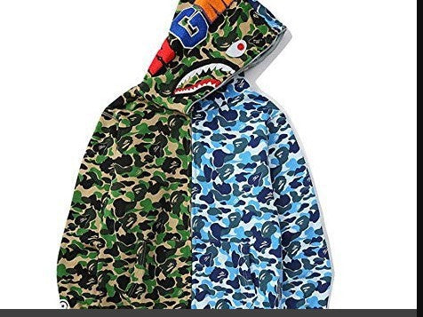 Damen Kapuzenjacke Camouflage Baumwollmix Eveloria