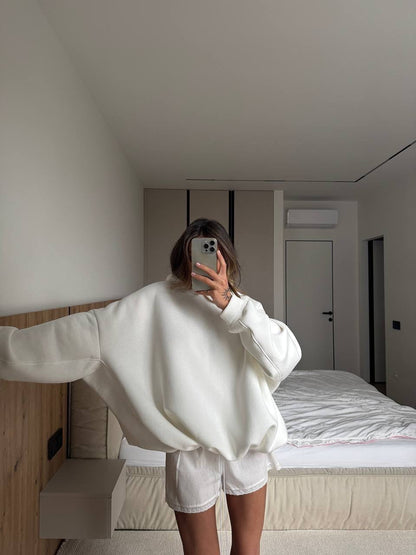 Damen Oversized Kapuzenpullover Lässiger Schnitt Eveloria