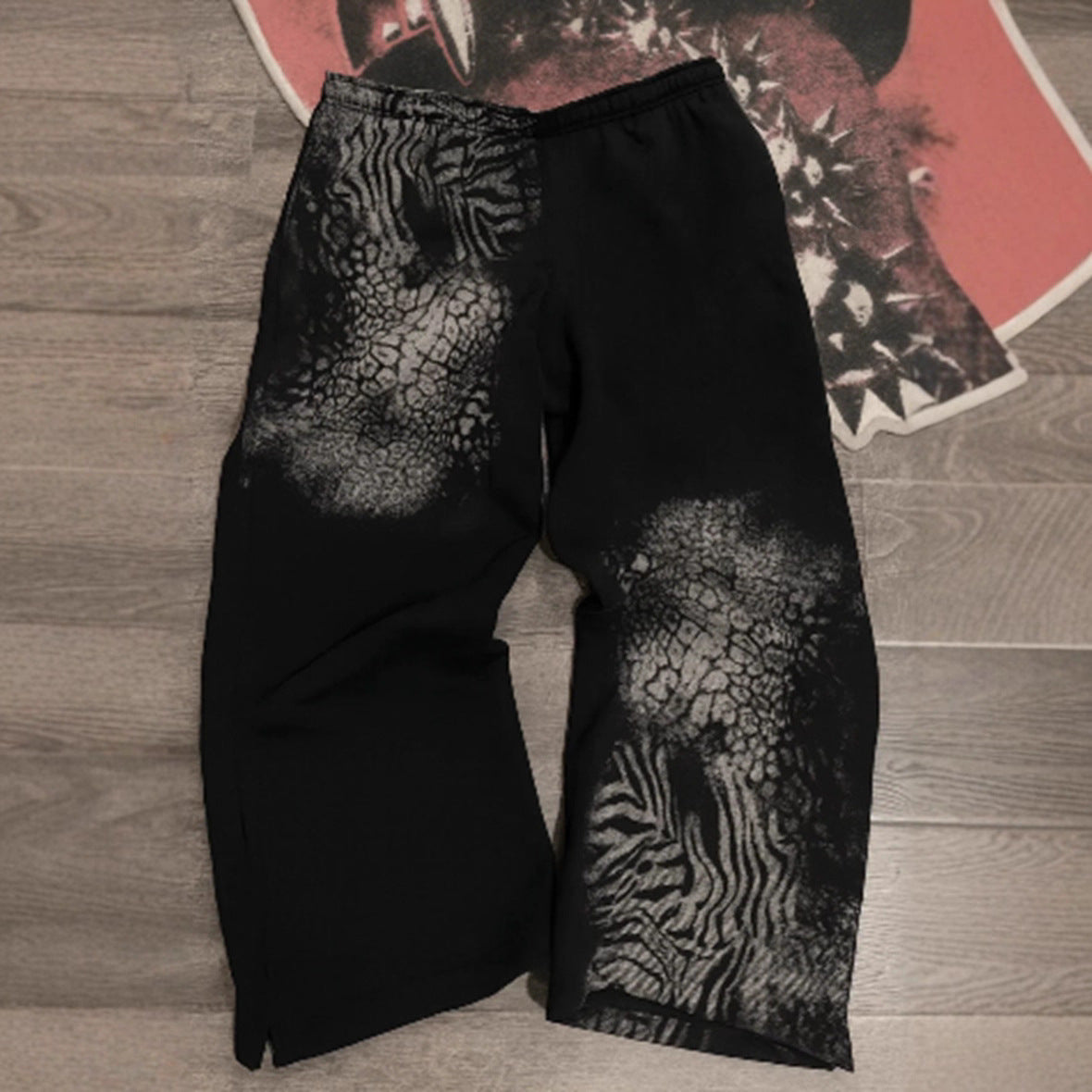 Damen Freizeithose Kreatives Tiermuster Eveloria