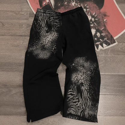 Damen Freizeithose Kreatives Tiermuster Eveloria