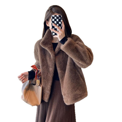 Damen Teddyjacke Kuschelig Eveloria