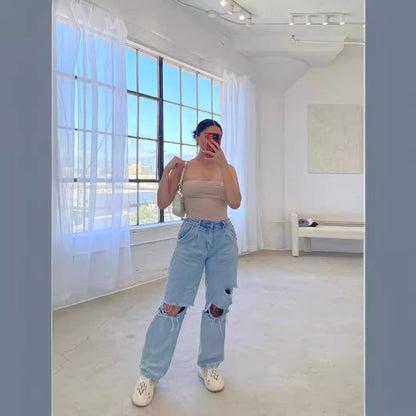 Damen Zerrissene Mom Jeans Eveloria wird zu:
Eveloria Damen