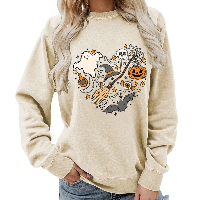 Damen Halloween Sweatshirt Eveloria Kreatives Motiv