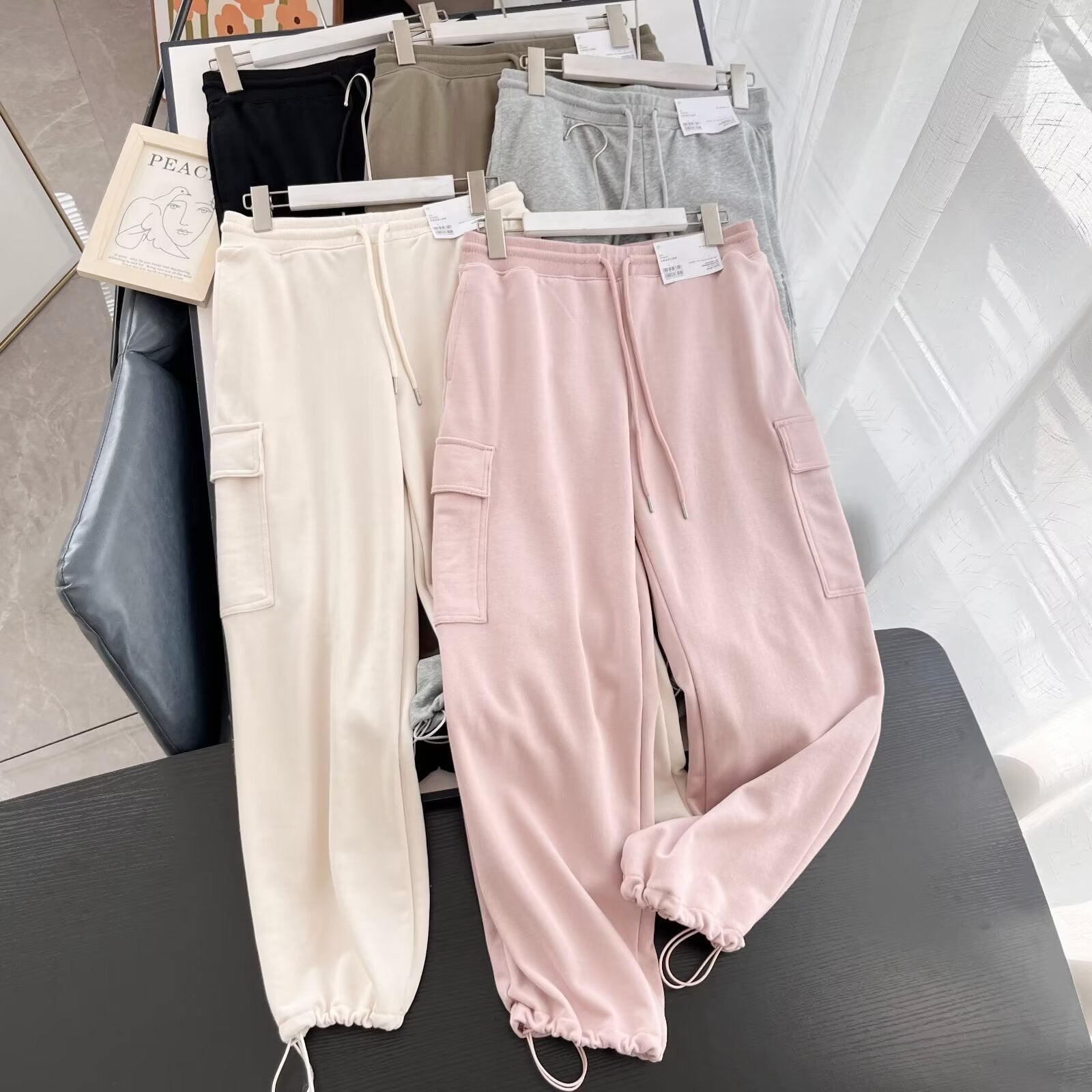 Damen Cargo-Hose Eveloria Bequem - Eveloria