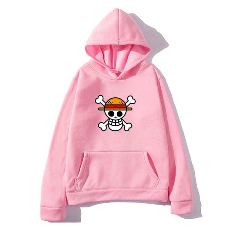 Damen Kapuzenpullover Piratenmotiv Bequem Eveloria