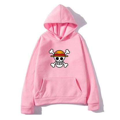 Damen Kapuzenpullover Piratenmotiv Bequem Eveloria