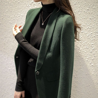 Damen Blazer Revers Elegant Eveloria