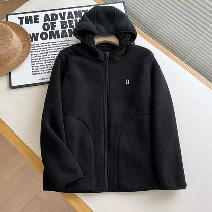 Damen Fleecejacke Warm Kuscheliges Innenfutter Eveloria