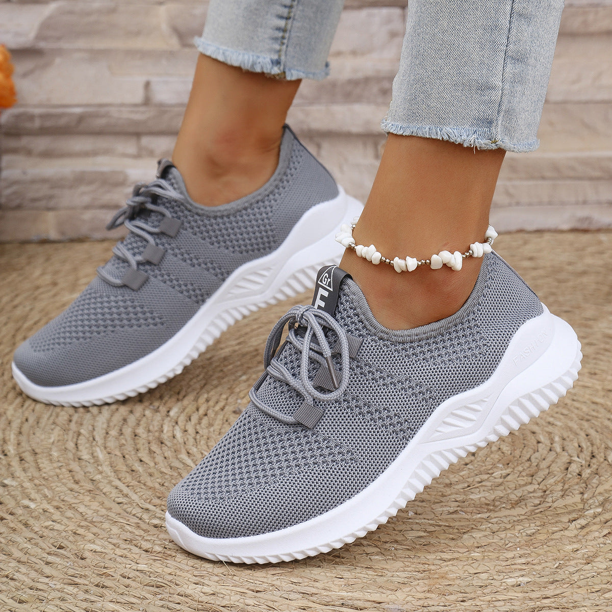 Damen Sneaker Atmungsaktives Mesh Modernes Design Eveloria