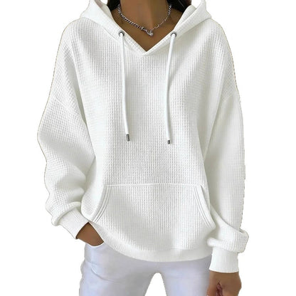 Damen Kapuzenpullover Strukturiertes Gewebe Eveloria