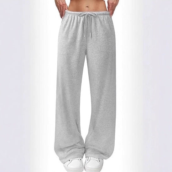 Damen Freizeithose Atmungsaktiv mit Kordelzug Beige - Eveloria