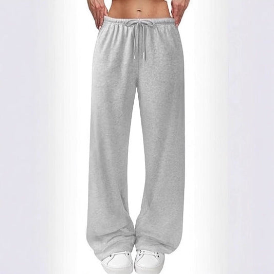 Damen Freizeithose Atmungsaktiv mit Kordelzug Beige - Eveloria