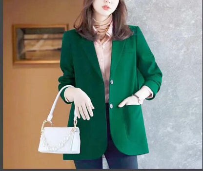 Damen Blazer mit Taschen Eveloria Elegantes Design