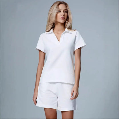 Damen Sport-Set Kurzarm Elastisch Eveloria