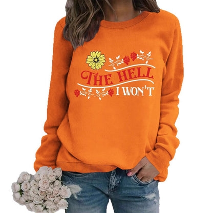 Damen Sweatshirt Verspieltes Motiv Bequem Grün Eveloria