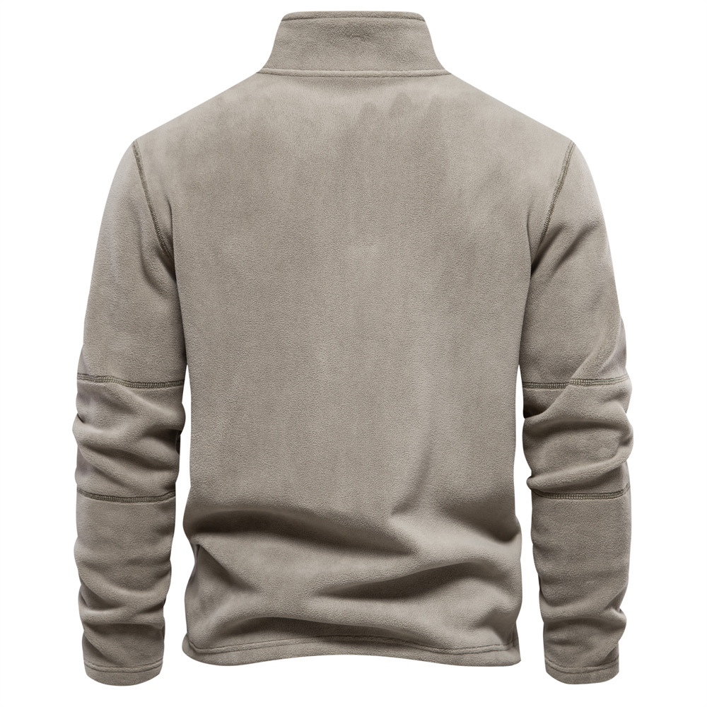 Herren Klassisches Sweatshirt Viertelreißverschluss