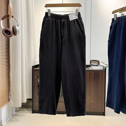 Damen Weite Jeans mit elastischem Bund Eveloria