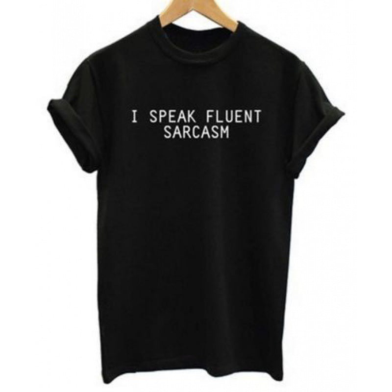 Damen T-Shirt Bequem Mit Witzigem Spruch Weiß Eveloria