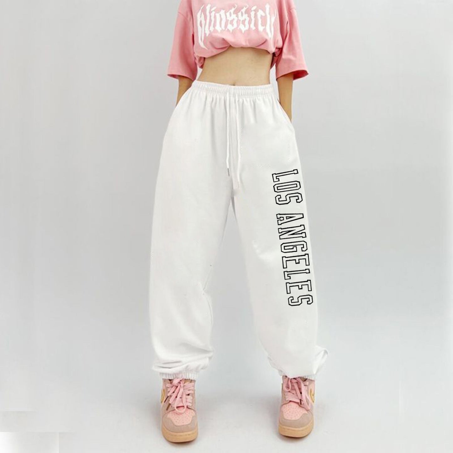 Damen Sporthose Bequem Baumwolle Eveloria