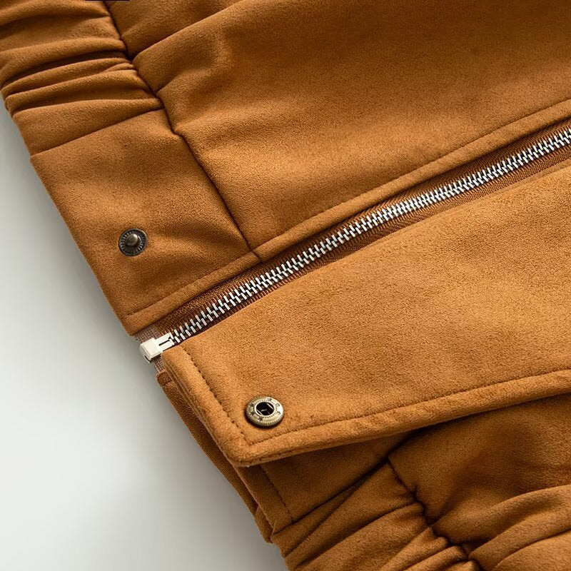 Damen Übergangsjacke Asymmetrisch Bequem Eveloria