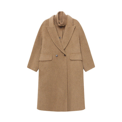 Damen Wollmantel Oversized Doppelter Knopfleiste Eveloria