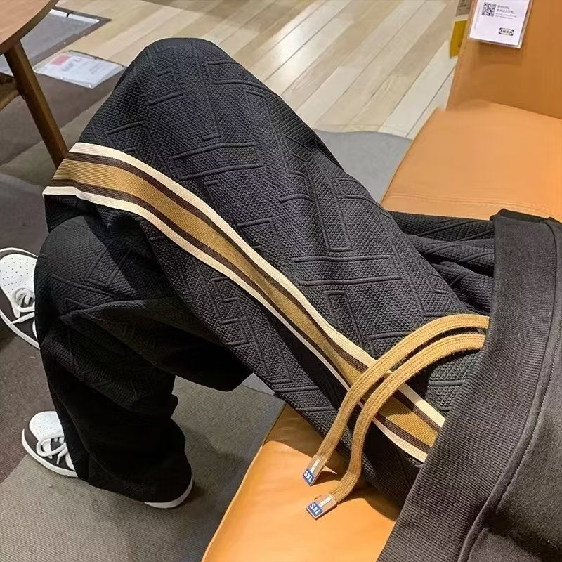 Damen Freizeithose Strukturiertes Design Seitliche Streifen Eveloria