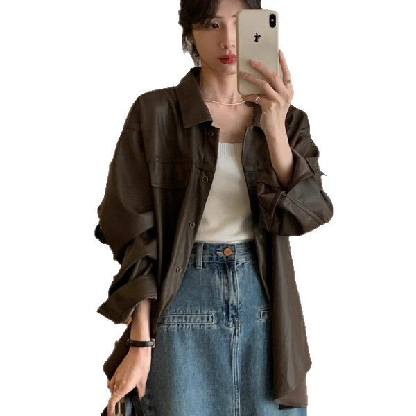 Damen Oversized Jacke mit Taschen Eveloria