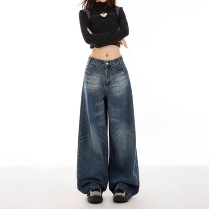 Damen Jeans Used Look Eveloria