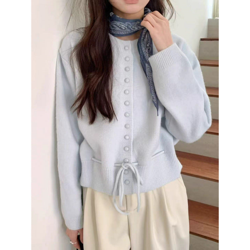 Damen Strickjacke mit Knöpfen Eveloria Lässig