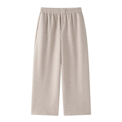 Damen Chino-Hose Hochwerder mit Lässigem Schnitt Beige