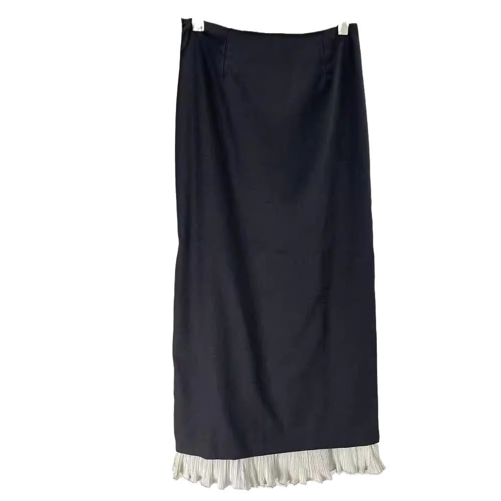 Damen Maxi-Rock Lagenlook Mit Schlitzen Eveloria