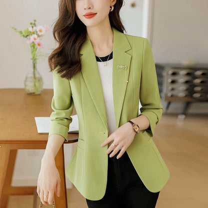 Damen Blazer Leicht Tailliert Eveloria